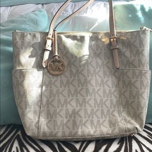 MK large tote bag and matching wallet